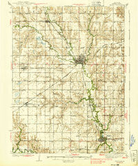 Seward Nebraska Historical topographic map, 1:62500 scale, 15 X 15 Minute, Year 1939