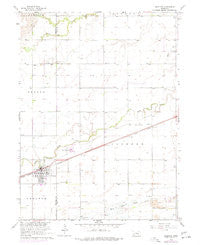 Shelton Nebraska Historical topographic map, 1:24000 scale, 7.5 X 7.5 Minute, Year 1962
