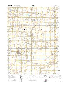 Shickley Nebraska Current topographic map, 1:24000 scale, 7.5 X 7.5 Minute, Year 2014