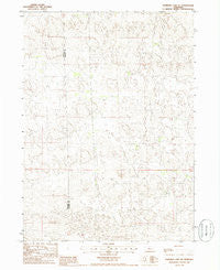 Shimmins Lake NE Nebraska Historical topographic map, 1:24000 scale, 7.5 X 7.5 Minute, Year 1985