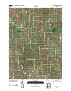 Shimmins Lake NE Nebraska Historical topographic map, 1:24000 scale, 7.5 X 7.5 Minute, Year 2011