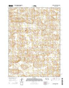 Shimmins Lake NW Nebraska Current topographic map, 1:24000 scale, 7.5 X 7.5 Minute, Year 2014