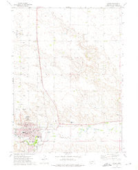 Sidney Nebraska Historical topographic map, 1:24000 scale, 7.5 X 7.5 Minute, Year 1972