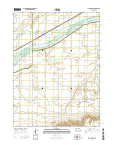 Silver Creek SE Nebraska Current topographic map, 1:24000 scale, 7.5 X 7.5 Minute, Year 2014
