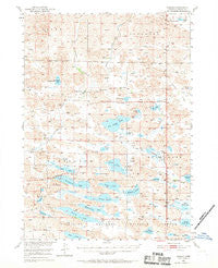 Simeon Nebraska Historical topographic map, 1:62500 scale, 15 X 15 Minute, Year 1950