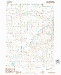 Skunk Lake NW Nebraska Historical topographic map, 1:24000 scale, 7.5 X 7.5 Minute, Year 1989