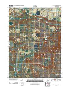 Skunk Lake NW Nebraska Historical topographic map, 1:24000 scale, 7.5 X 7.5 Minute, Year 2011