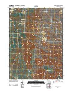 Skunk Lake SW Nebraska Historical topographic map, 1:24000 scale, 7.5 X 7.5 Minute, Year 2011