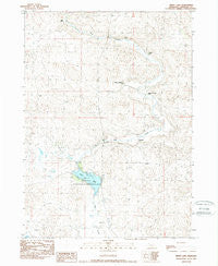 Smith Lake Nebraska Historical topographic map, 1:24000 scale, 7.5 X 7.5 Minute, Year 1989