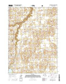 Snake River Falls Nebraska Current topographic map, 1:24000 scale, 7.5 X 7.5 Minute, Year 2014