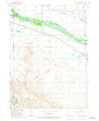 South Bayard Nebraska Historical topographic map, 1:24000 scale, 7.5 X 7.5 Minute, Year 1965