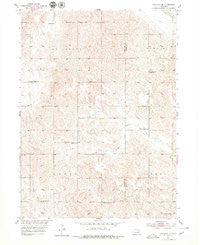 Spalding SE Nebraska Historical topographic map, 1:24000 scale, 7.5 X 7.5 Minute, Year 1954