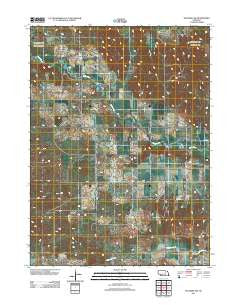 Spalding NW Nebraska Historical topographic map, 1:24000 scale, 7.5 X 7.5 Minute, Year 2011