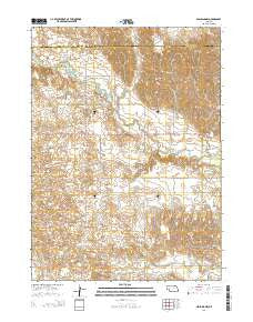 Spalding NW Nebraska Current topographic map, 1:24000 scale, 7.5 X 7.5 Minute, Year 2014