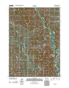 Sparta Nebraska Historical topographic map, 1:24000 scale, 7.5 X 7.5 Minute, Year 2011