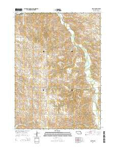 Sparta Nebraska Current topographic map, 1:24000 scale, 7.5 X 7.5 Minute, Year 2014
