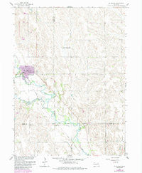 St. Edward Nebraska Historical topographic map, 1:24000 scale, 7.5 X 7.5 Minute, Year 1958