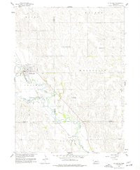 St. Edward Nebraska Historical topographic map, 1:24000 scale, 7.5 X 7.5 Minute, Year 1958