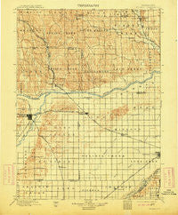 St. Paul Nebraska Historical topographic map, 1:125000 scale, 30 X 30 Minute, Year 1899