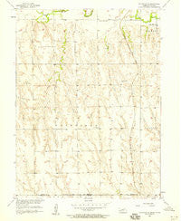 Stamford SE Nebraska Historical topographic map, 1:24000 scale, 7.5 X 7.5 Minute, Year 1957