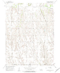 Stamford SE Nebraska Historical topographic map, 1:24000 scale, 7.5 X 7.5 Minute, Year 1957