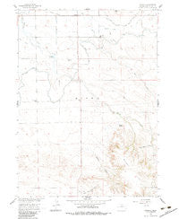 Stegall Nebraska Historical topographic map, 1:24000 scale, 7.5 X 7.5 Minute, Year 1960