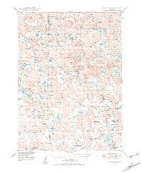 Storm Lake Nebraska Historical topographic map, 1:62500 scale, 15 X 15 Minute, Year 1950