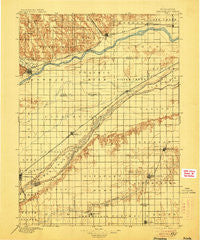 Stromsburg Nebraska Historical topographic map, 1:125000 scale, 30 X 30 Minute, Year 1896