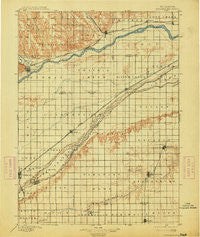 Stromsburg Nebraska Historical topographic map, 1:125000 scale, 30 X 30 Minute, Year 1896