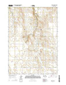 Stuart NE Nebraska Current topographic map, 1:24000 scale, 7.5 X 7.5 Minute, Year 2014