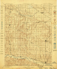 Superior Nebraska Historical topographic map, 1:125000 scale, 30 X 30 Minute, Year 1898