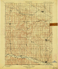 Superior Nebraska Historical topographic map, 1:125000 scale, 30 X 30 Minute, Year 1898