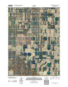 Swedish Cemetery Nebraska Historical topographic map, 1:24000 scale, 7.5 X 7.5 Minute, Year 2011