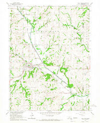 Table Rock Nebraska Historical topographic map, 1:24000 scale, 7.5 X 7.5 Minute, Year 1965