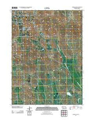 Tarbox Lake Nebraska Historical topographic map, 1:24000 scale, 7.5 X 7.5 Minute, Year 2011