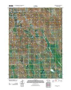 Tarbox Lake Nebraska Historical topographic map, 1:24000 scale, 7.5 X 7.5 Minute, Year 2011