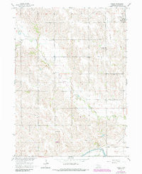 Tarnov Nebraska Historical topographic map, 1:24000 scale, 7.5 X 7.5 Minute, Year 1966