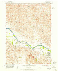 Taylor Nebraska Historical topographic map, 1:24000 scale, 7.5 X 7.5 Minute, Year 1952