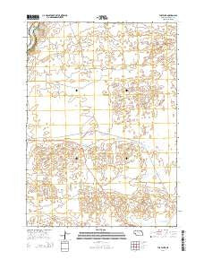 Thatcher Nebraska Current topographic map, 1:24000 scale, 7.5 X 7.5 Minute, Year 2014
