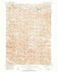 Thedford Nebraska Historical topographic map, 1:62500 scale, 15 X 15 Minute, Year 1948