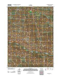 Thedford SE Nebraska Historical topographic map, 1:24000 scale, 7.5 X 7.5 Minute, Year 2011