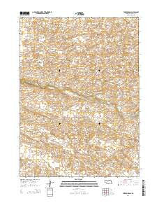 Thedford SW Nebraska Current topographic map, 1:24000 scale, 7.5 X 7.5 Minute, Year 2014