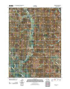 Thurston Nebraska Historical topographic map, 1:24000 scale, 7.5 X 7.5 Minute, Year 2011