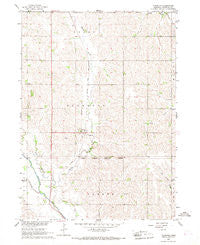 Thurston Nebraska Historical topographic map, 1:24000 scale, 7.5 X 7.5 Minute, Year 1966