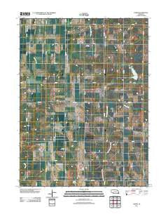 Tobias Nebraska Historical topographic map, 1:24000 scale, 7.5 X 7.5 Minute, Year 2011