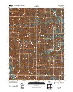 Touhy Nebraska Historical topographic map, 1:24000 scale, 7.5 X 7.5 Minute, Year 2011