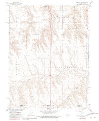 Trenton SE Nebraska Historical topographic map, 1:24000 scale, 7.5 X 7.5 Minute, Year 1962