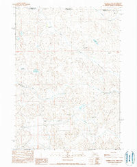 Trumbull Lake Nebraska Historical topographic map, 1:24000 scale, 7.5 X 7.5 Minute, Year 1990