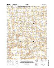 Trumbull Lake Nebraska Current topographic map, 1:24000 scale, 7.5 X 7.5 Minute, Year 2014