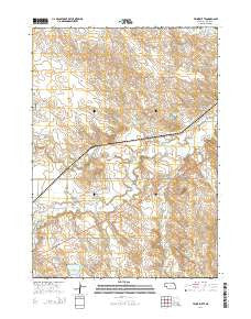 Trunk Butte Nebraska Current topographic map, 1:24000 scale, 7.5 X 7.5 Minute, Year 2014